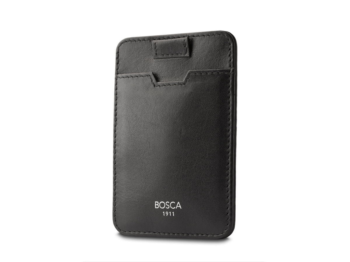 Bosca Nappa Vitello Pull Tab Card Case
