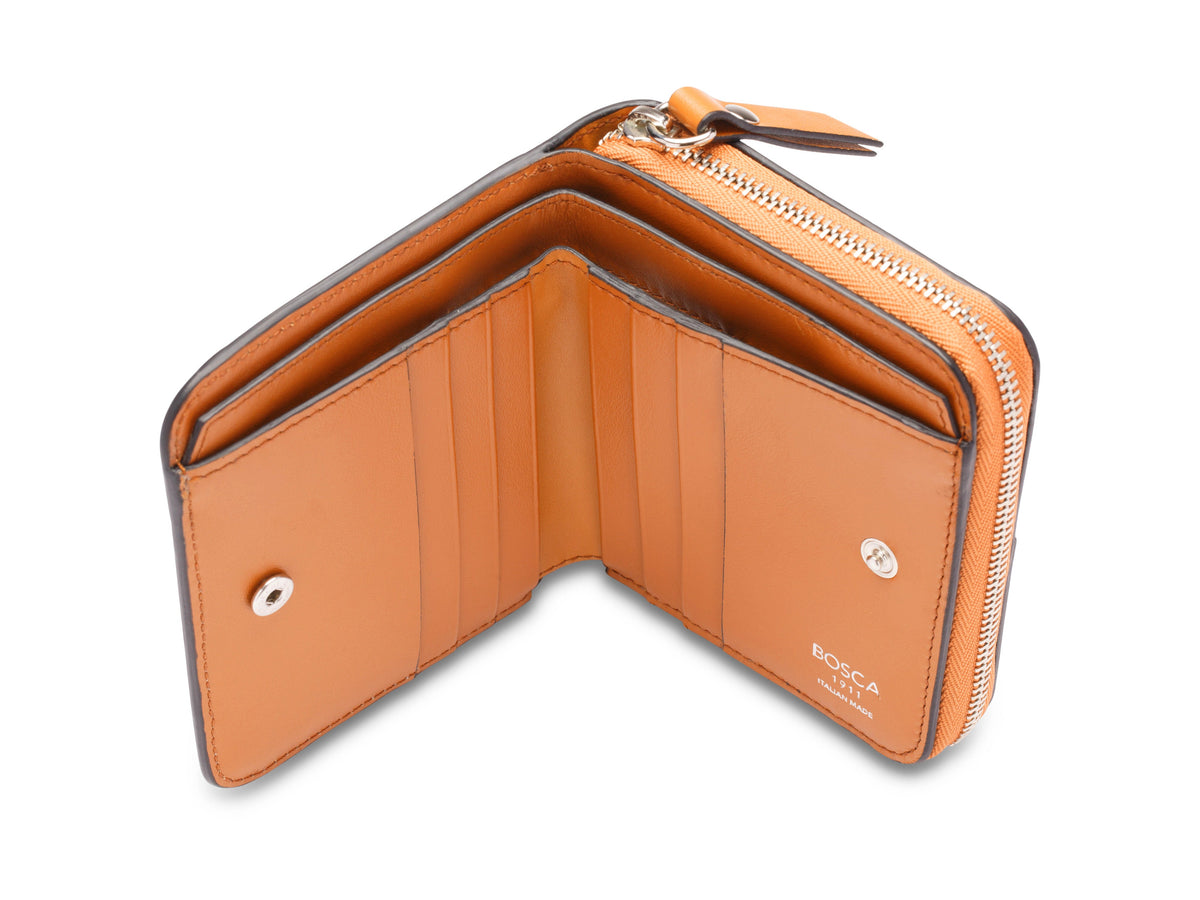 Bosca Italia 4" Billfold Wallet with Zip