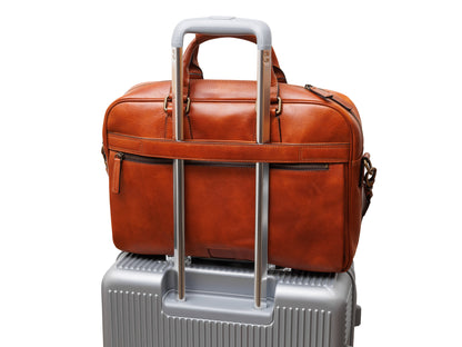 Bosca Italia Single Gusset Stringer Bag
