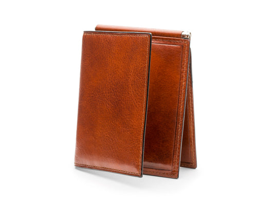 Bosca Old Leather Money Clip W/ Pocket
