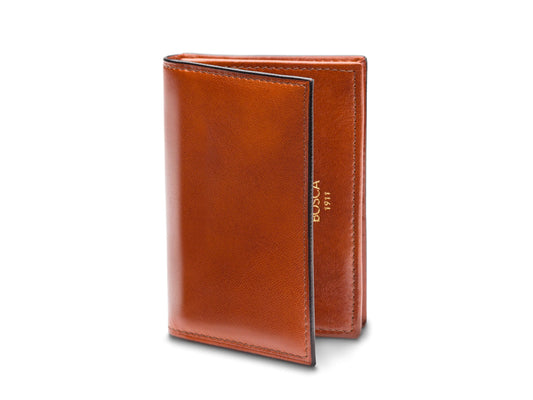 Bosca Old Leather Full Gusset, 2 Pkt Card Case W/ I.D.
