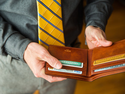 Bosca 8-Pocket Deluxe Executive Wallet
