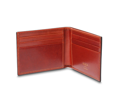 Bosca Smoked Old Leather Small Bifold Wallet