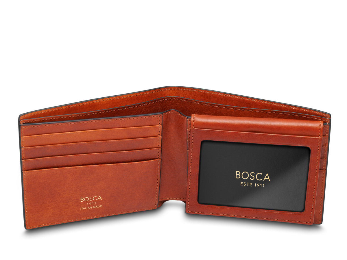 Bosca Dolce Italia Euro Credit Wallet w/I.D. Passcase - RFID