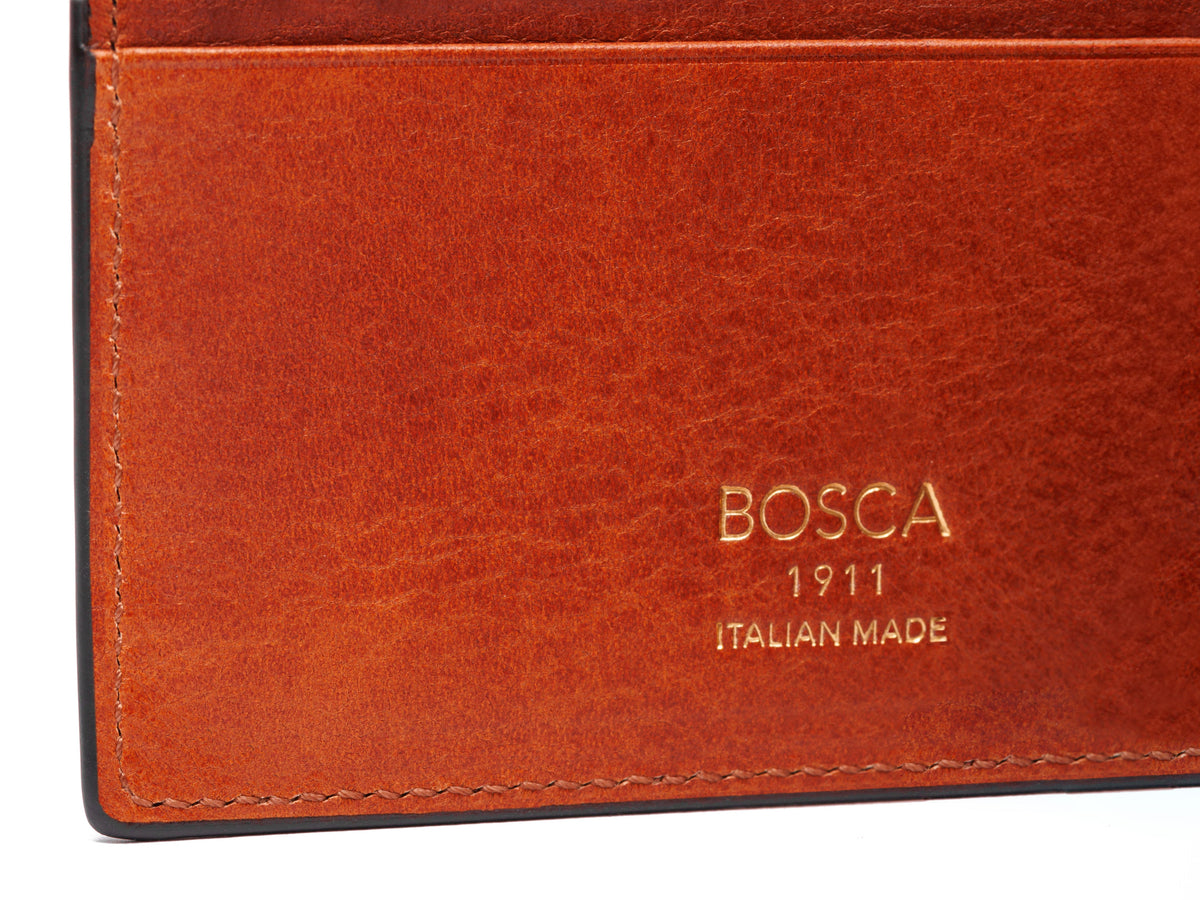 Bosca Dolce Italia Euro Deluxe Executive Wallet w/Passcase - RFID