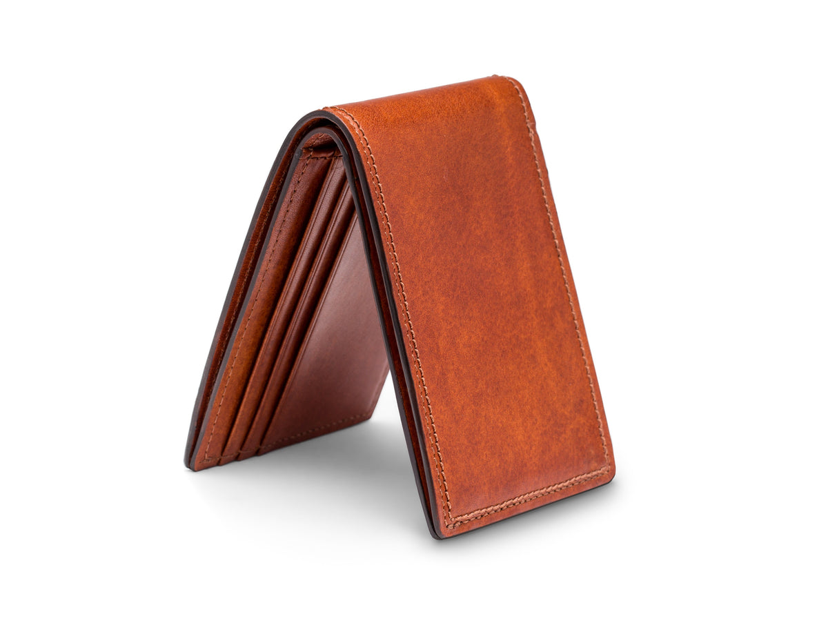Bosca Dolce Small Bifold Wallet with Guitar Pick Pocket