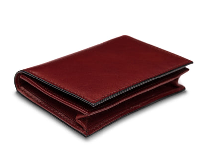 Bosca Italia Old Leather Full Gusset Card Case W/ I.D.