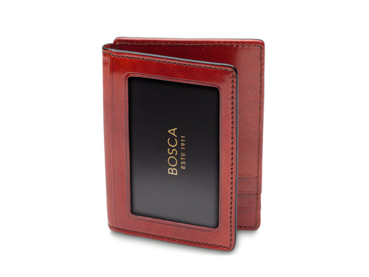Bosca Old Leather Front Pocket I.D. Wallet