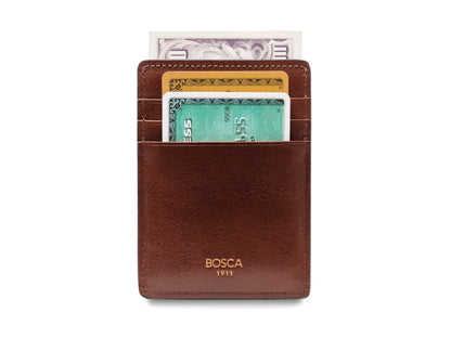 Bosca Deluxe Front Pocket Wallet