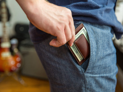 Bosca Deluxe Front Pocket Wallet
