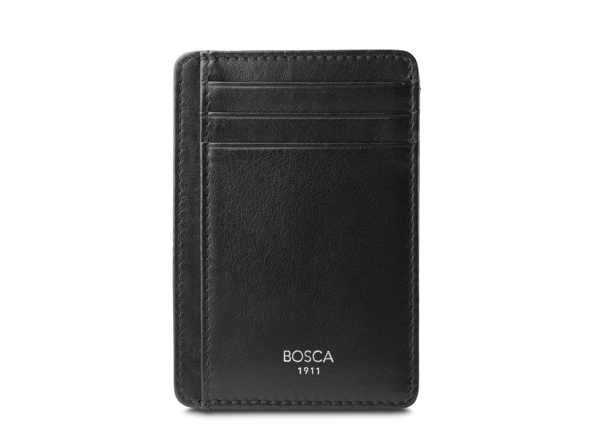 Bosca Nappa Vitello 7 Pocket I.D. Card Case -RFID