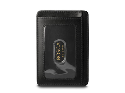 Bosca Nappa Vitello 7 Pocket I.D. Card Case -RFID