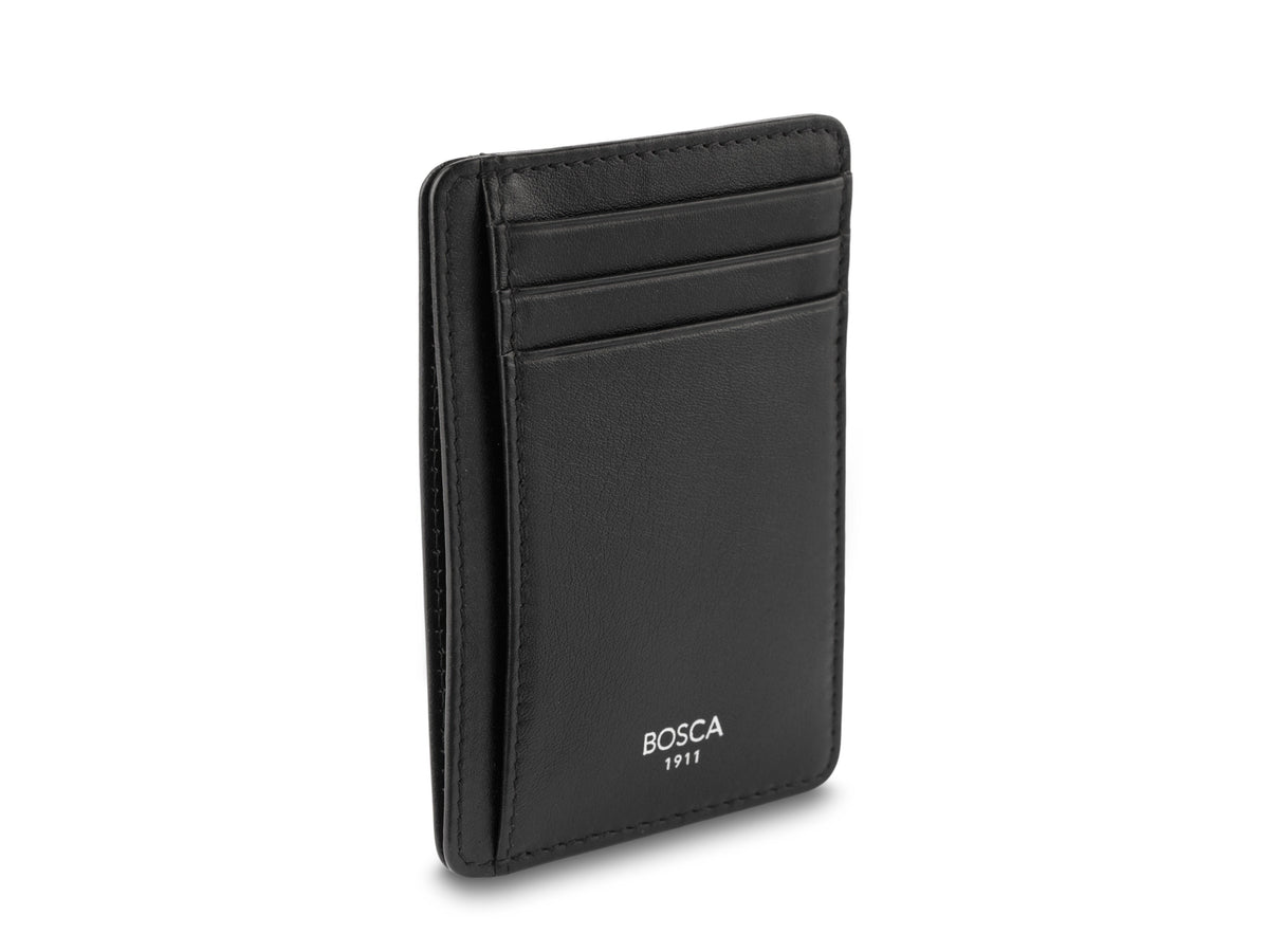 Bosca Nappa Vitello 7 Pocket I.D. Card Case -RFID