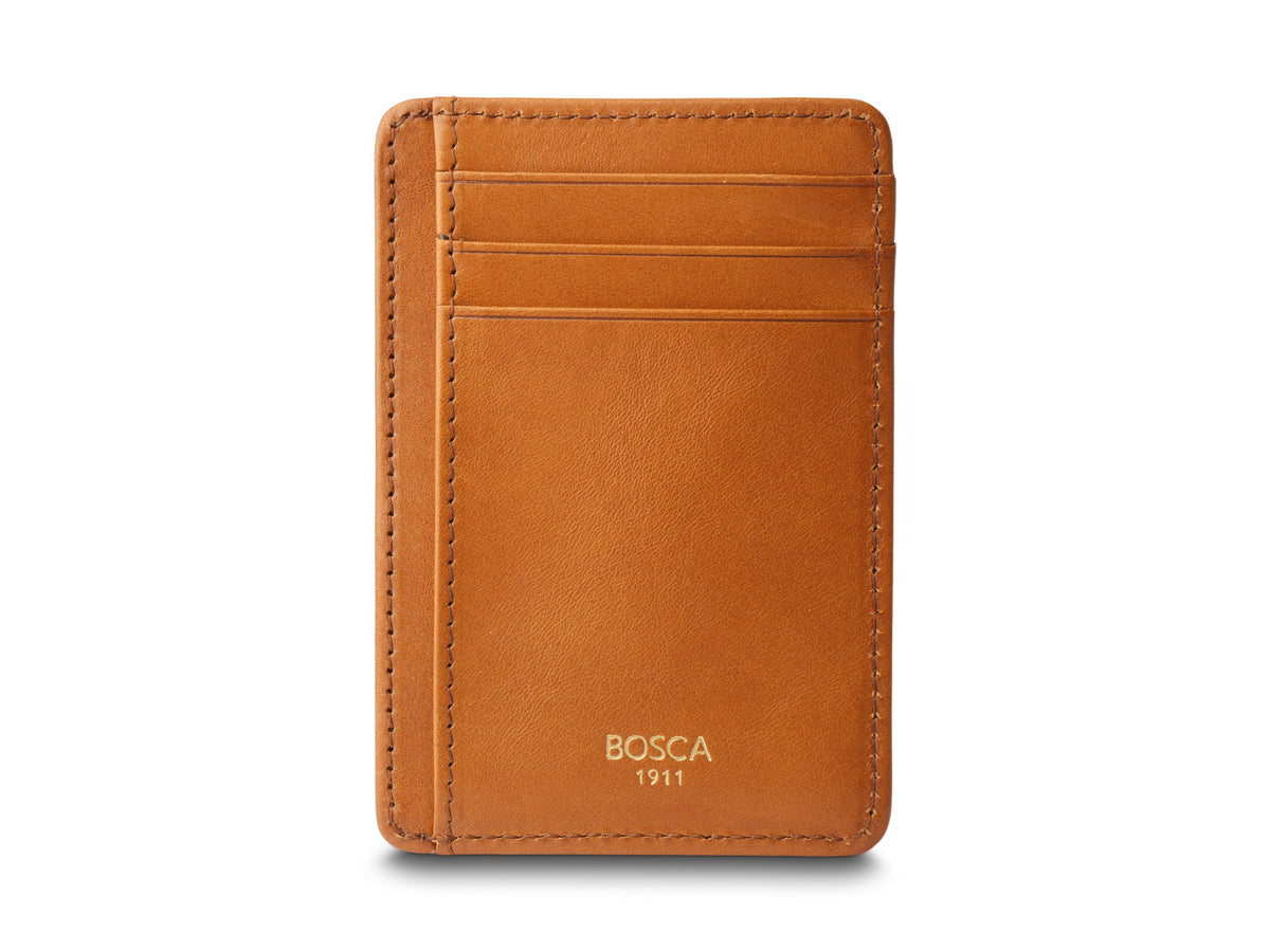 Bosca Old Leather 7 Pocket I.D. Card Case -RFID