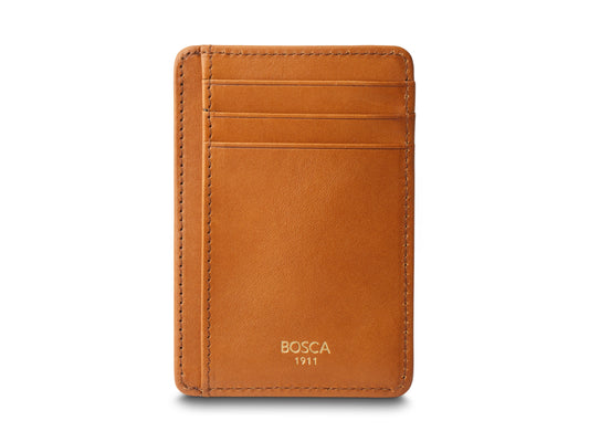 Bosca Old Leather 7 Pocket I.D. Card Case -RFID
