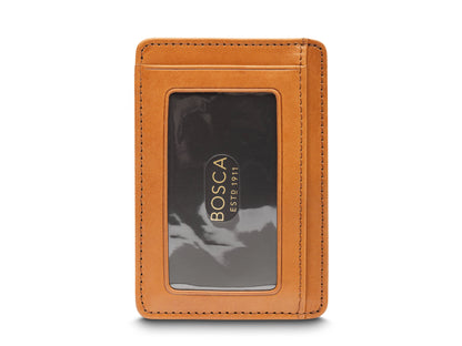 Bosca Old Leather 7 Pocket I.D. Card Case -RFID