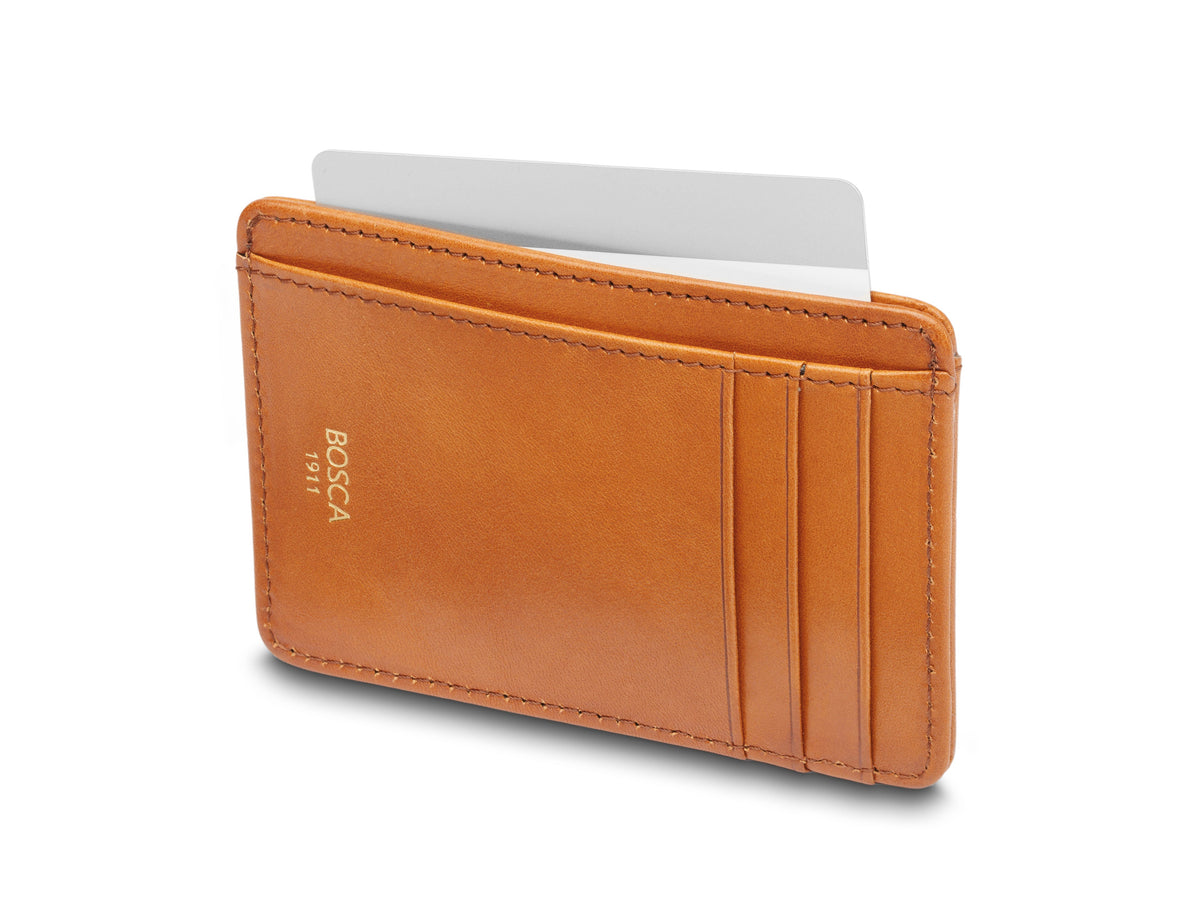 Bosca Old Leather 7 Pocket I.D. Card Case -RFID
