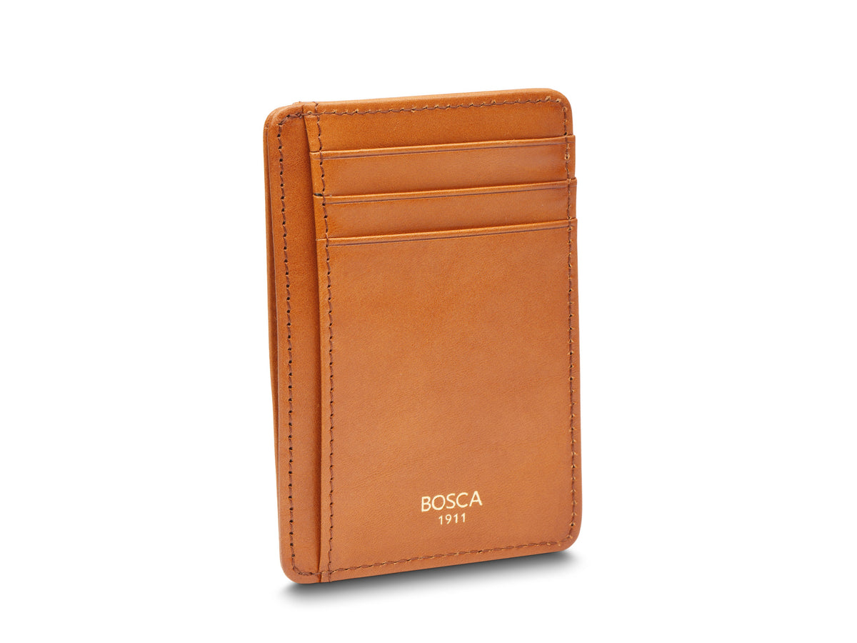Bosca Old Leather 7 Pocket I.D. Card Case -RFID