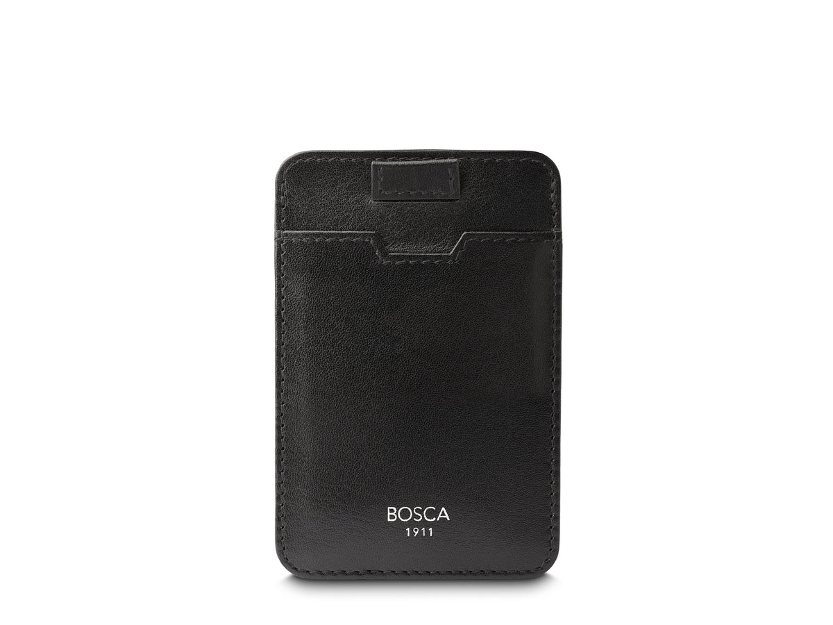 Bosca Nappa Vitello Pull Tab Card Case