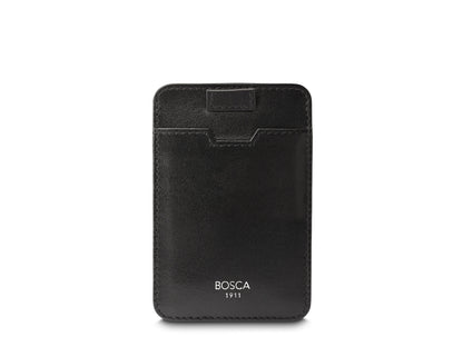 Bosca Nappa Vitello Pull Tab Card Case