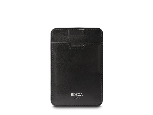 Bosca Nappa Vitello Pull Tab Card Case