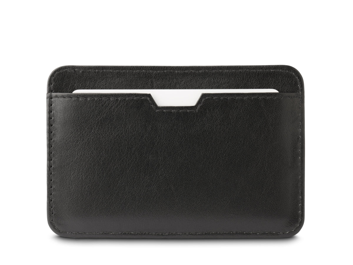Bosca Nappa Vitello Pull Tab Card Case