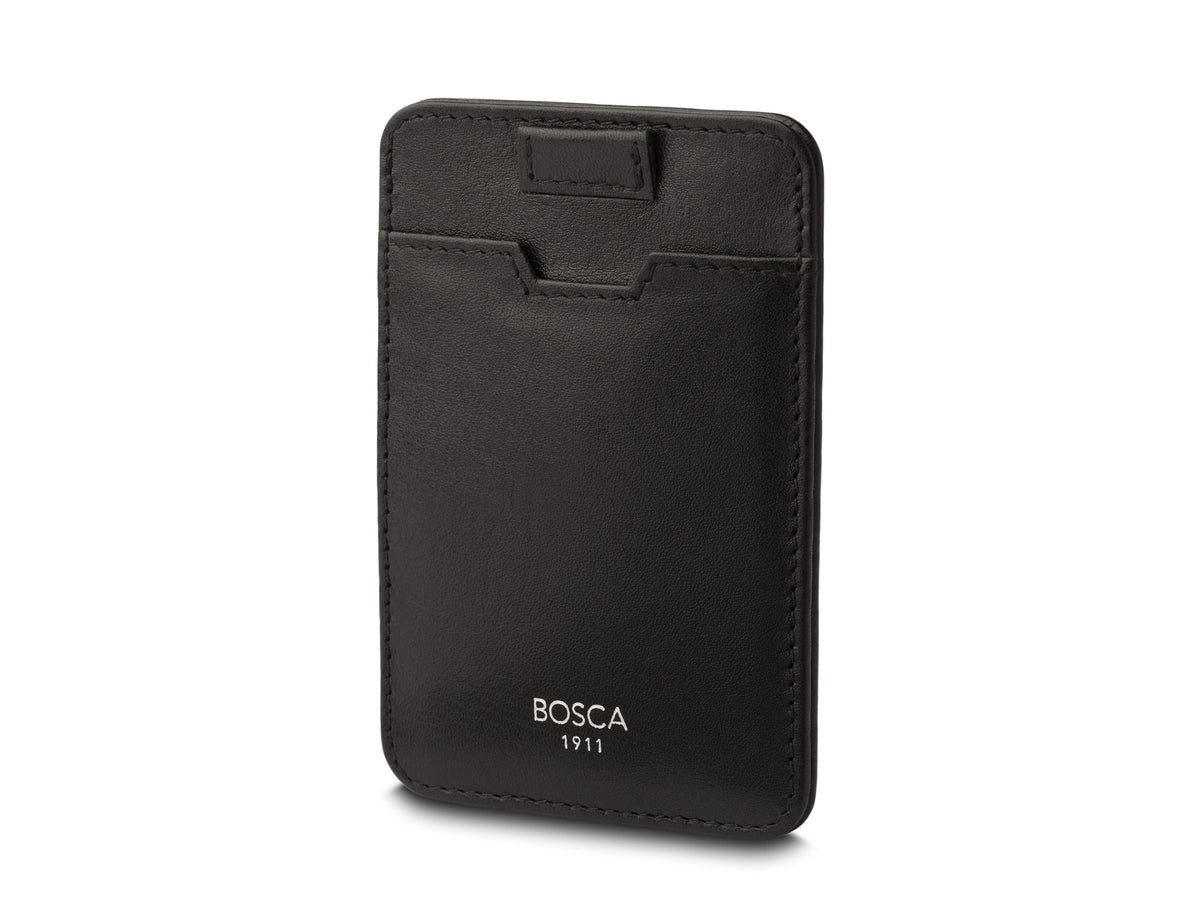 Bosca Nappa Vitello Pull Tab Card Case