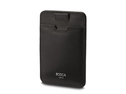 Bosca Nappa Vitello Pull Tab Card Case
