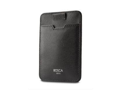 Bosca Nappa Vitello Pull Tab Card Case