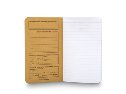 Bosca Field Notes Kraft Memo Book (3 Pack)