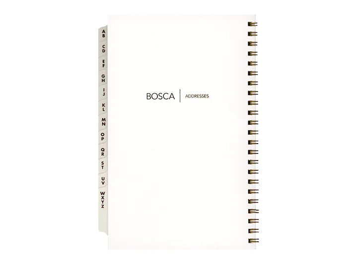 Bosca Spiral Address Minder Refill for Address Book / Weekly Minder