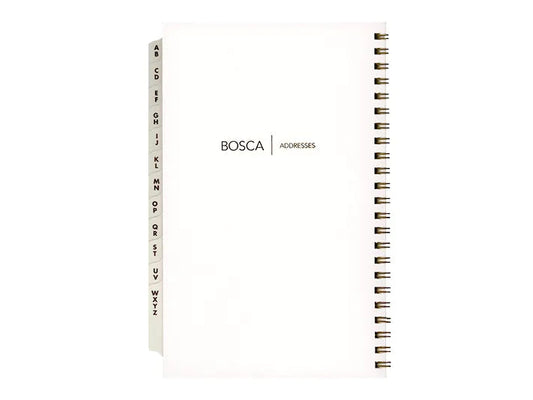 Bosca Spiral Address Minder Refill for Address Book / Weekly Minder