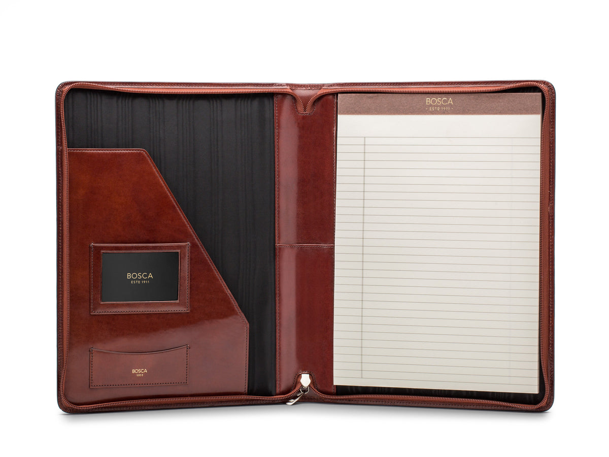 Bosca Old Leather Zip Around Portfolio
