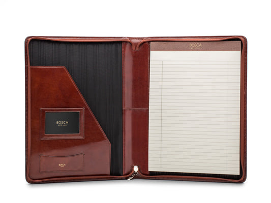 Bosca Old Leather Zip Around Portfolio