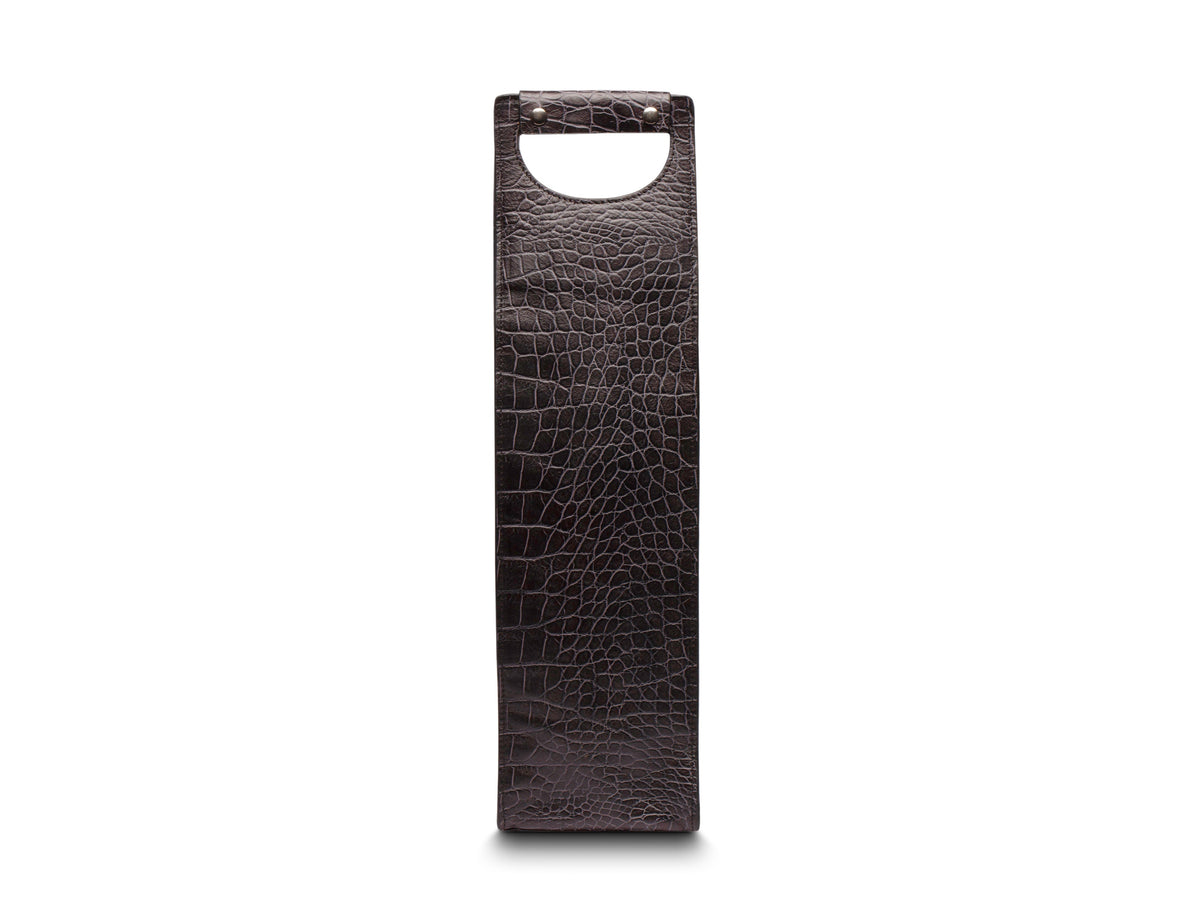 Bosca Vintage Crocco Single Wine Bottle Case