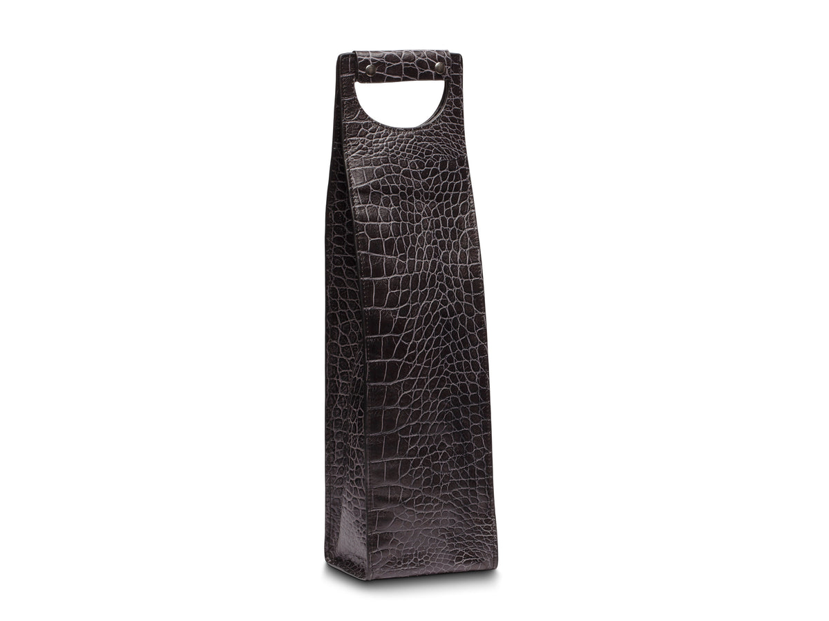 Bosca Vintage Crocco Single Wine Bottle Case