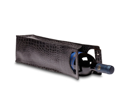Bosca Vintage Crocco Single Wine Bottle Case