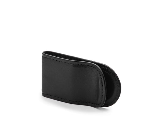 Bosca Leather-Covered Money Clip