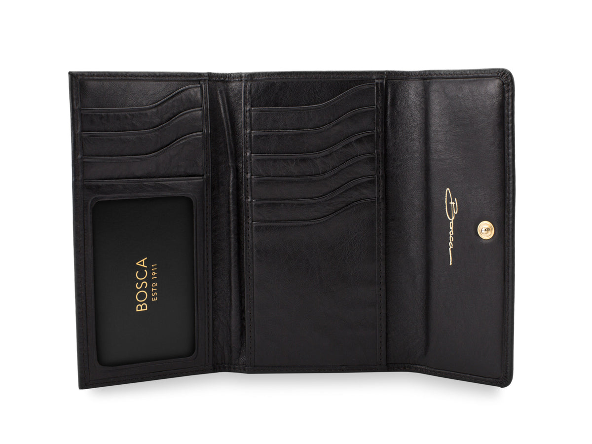 Bosca Nappa Vitello Slim Credit Case