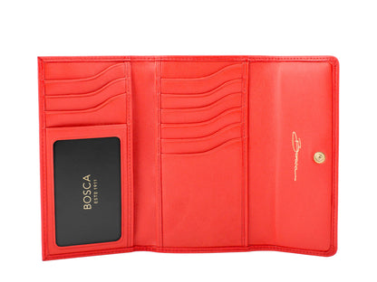 Bosca Nappa Vitello Slim Credit Case