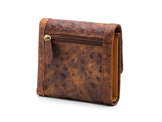 Bosca Bella Stille Small Wallet Ostrich