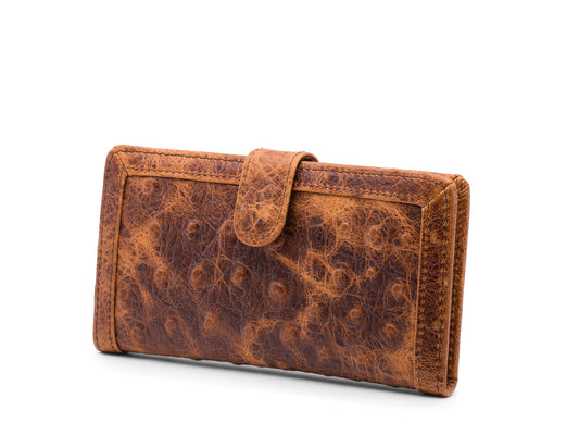 Bosca Bella Stille Slim Credit Case Ostrich