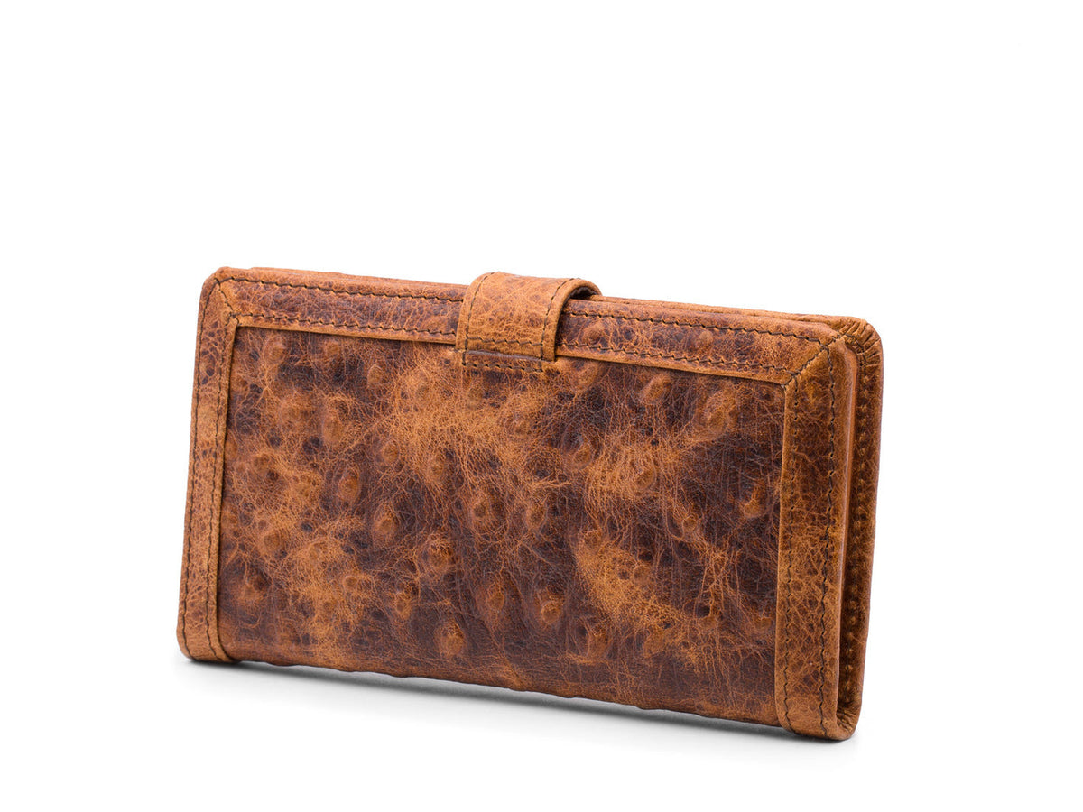 Bosca Bella Stille Slim Credit Case Ostrich